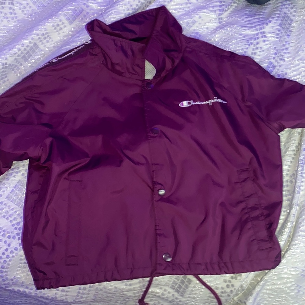 Purple champion jacket